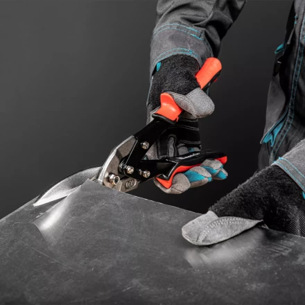 Ножницы по металлу Matrix 78341, удлиненные, 285 мм, пряморежущие, обрезиненные рукоятки купить в Ижевске