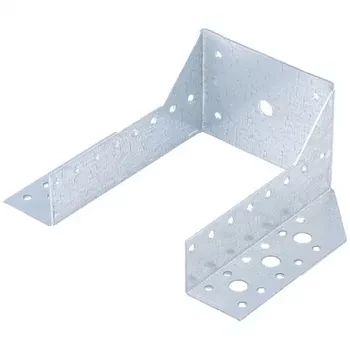 Опора бруса раскрытая, 2 мм, OBR R-50х140х76 мм, цинк  СИБРТЕХ Россия 46530 купить в Ижевске