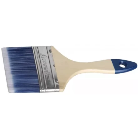 Кисть плоская STAYER &quot;AQUA-STANDARD&quot;, искусственная щетина, деревянная ручка, 100мм 01032-100 купить в Ижевске