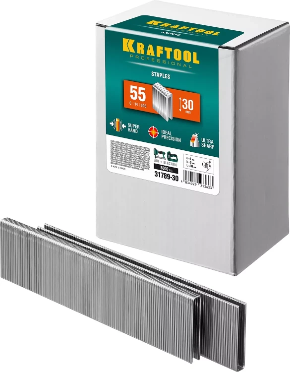 Скобы тип 18GA (55 / 90 / C) 5000 шт 31789-30 купить в Ижевске