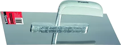 Гладилка из нержавеющей стали 600 х 130 мм деревянная ручка  MATRIX 86735 купить в Ижевске