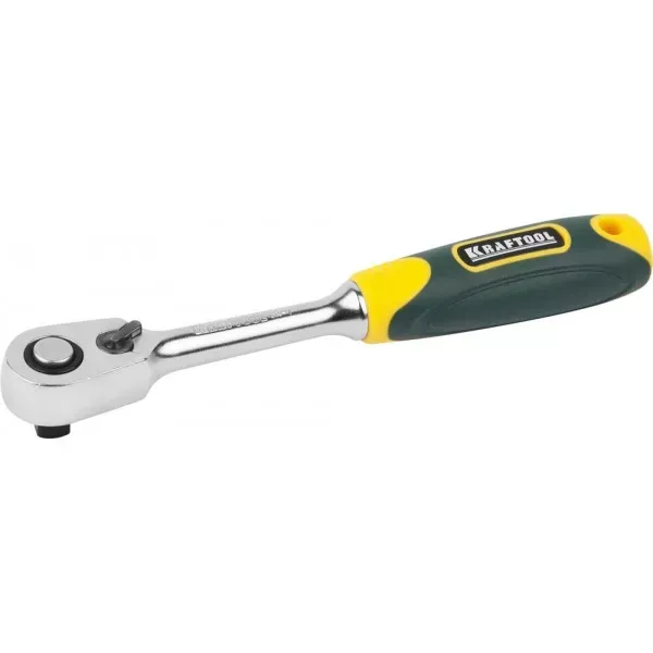 Трещотка для торцовых головок KRAFTOOL "PRO", Сr-V сталь, 60 зубцов, 1/4" 27794-1/4_z02 купить в Ижевске