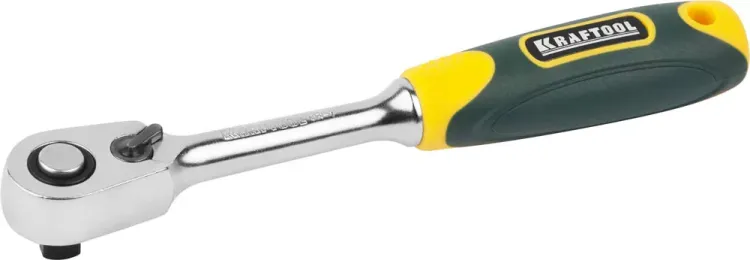 Трещотка для торцовых головок KRAFTOOL "PRO", Сr-V сталь, 60 зубцов, 1/4" 27794-1/4_z02 купить в Ижевске