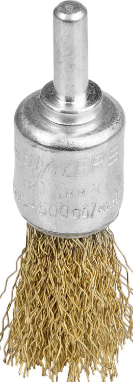 STAYER "PROFESSIONAL". Щетка кистевая для дрели, витая стальная проволока 0,3мм, 17мм 35113-17 купить в Ижевске