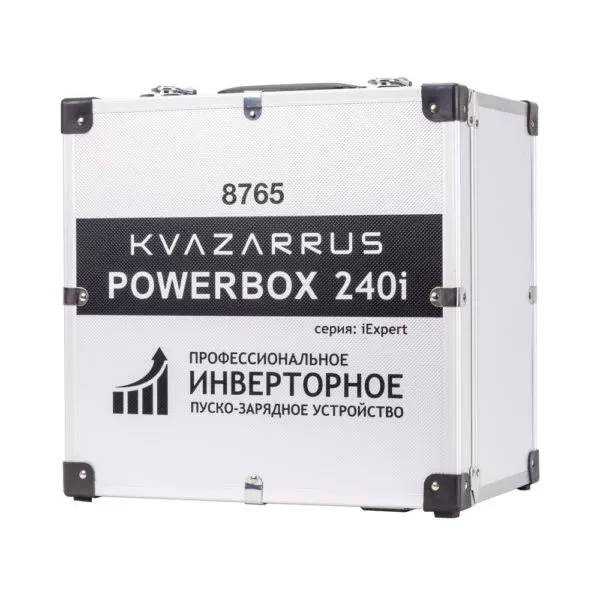 Инверторное пуско-зарядное устройство KVAZARRUS PowerBox 240i таймер и алюминиевый кейс купить в Ижевске