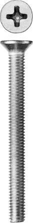 Винт ЗУБР &quot;МАСТЕР&quot; DIN 965, класс прочности 4.8, оцинкованный, M5x50мм, 5кг 303110-05-050 купить в Ижевске