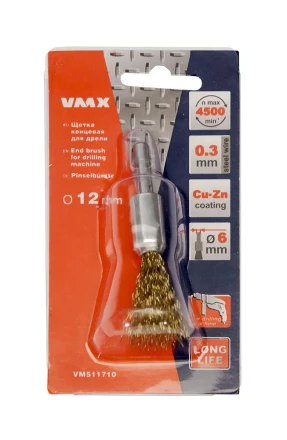 Щетка для дрели ф12 мм концевая VMX 511710 купить в Ижевске