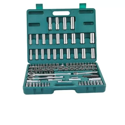 Набор головок торцевых  универсальный 1/2" 1/4" 3/8"DR  5/32-15/16"  4-22мм  ключи угловые 5/64"-1/4"  107предмета  S05Н48107S Jonnesway 48055