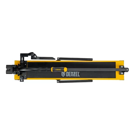 Плиткорез рельсовый Denzel 800х16мм, каретка на подш., стальная станина, усил. рукоятка-пенал 877016 купить в Ижевске