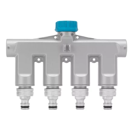 Разветвитель четырёхканальный Palisad 65833, с внутренней резьбой 3/4&quot;, алюминий, LUXE купить в Ижевске