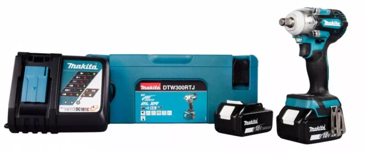 Аккумуляторный ударный гайковерт Makita DTW300RTJ (2 АКБ 5 Ач, ЗУ) купить в Ижевске