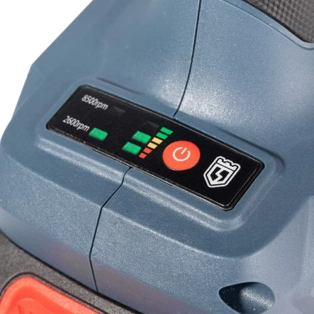 Угловая шлифмашина аккумуляторная бесщеточная КВТ GB-20-125 с оснасткой до 125 мм (102595) купить в Ижевске