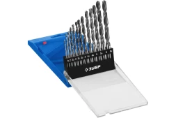 ЗУБР ПРОФ-В, 13 шт, (1.5-6.5 мм), сталь Р6М5, класс В, набор сверл по металлу, Профессионал (29621-H13)