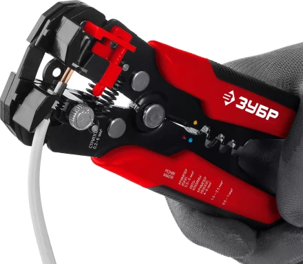 ЗУБР ТМ-1, 0.2 - 6 мм2, автоматический стриппер с винтом микронастройки (22645) купить в Ижевске