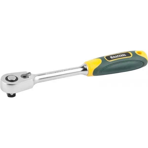 Трещотка для торцовых головок KRAFTOOL "PRO", Сr-V сталь, 60 зубцов, 3/8" 27794-3/8_z02 купить в Ижевске