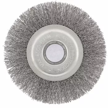 Щетка для УШМ 125 мм посадка 22,2 мм плоская витая проволока  СИБРТЕХ 746567 купить в Ижевске