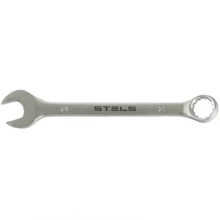 Ключ комбинированный 25 мм CrV матовый хром STELS 15227 купить в Ижевске