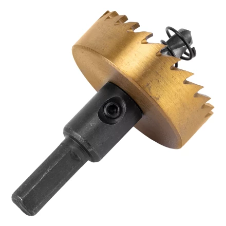 Коронка по металлу HSS, 42 мм, нитридтитановое покрытие Denzel 724114 купить в Ижевске