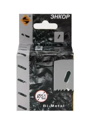 Коронка Bi-Metal Ф51 мм М3 Энкор 24151 купить в Ижевске