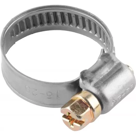 Хомуты ЗУБР &quot;ЭКСПЕРТ&quot;, нерж. сталь, накатная лента 9 мм, 10-16 мм, 200 шт 37820-10-16-200 купить в Ижевске