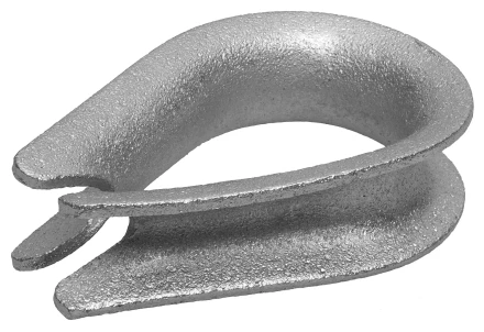 Коуш ЗУБР DIN 6899, оцинкованный, 5мм, 2 шт 4-304496-05 купить в Ижевске