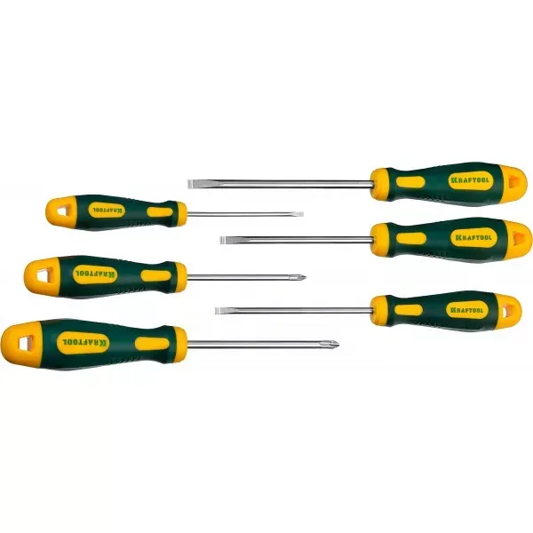 Набор отверток X-Drive, KRAFTOOL 250081-H6, Cr-Mo-V сталь, 6шт 250081-H6 купить в Ижевске