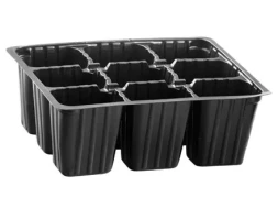 Кассета для рассады 18х13,5см высота 6см 9 ячеек полистирол Россия 64309