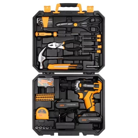 Дрель аккумуляторная DEKO DKCD20FU-Li, 063-4178 + набор 104 аксессуара купить в Ижевске