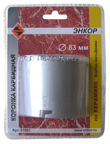 Коронка карбидная по керамике Ф83 мм 57007 купить в Ижевске