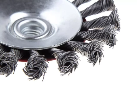 Кордщетка HAMMER тарелка 115мм для УШМ витая сталь (207-112) купить в Ижевске