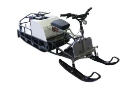 Мотобуксировщик Стем Север Эксперт 500 15 л/с ручной запуск с лыжным модулем