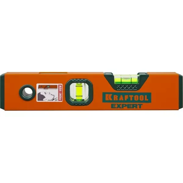 Уровень коробчатый "EXPERT", KRAFTOOL 34710-025, 2 ампулы, 0,5 мм/м, 250мм 34710-025_z01 купить в Ижевске