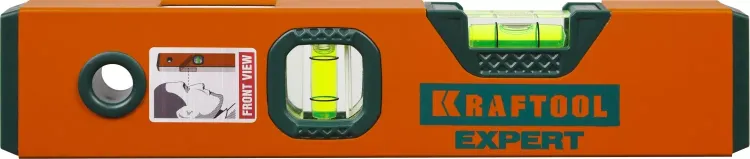 Уровень коробчатый "EXPERT", KRAFTOOL 34710-025, 2 ампулы, 0,5 мм/м, 250мм 34710-025_z01 купить в Ижевске