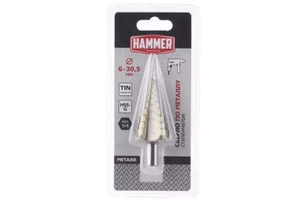 Сверло по металлу HAMMER Ф30х80мм (DR MT 6,0-30,5мм*80/10мм) купить в Ижевске