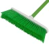 Щетка пластмассовая для подметания пола, 27 см, c черенком, 120 см, салатовая щетина, Home Palisad 935455 купить в Ижевске