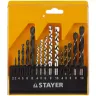 Набор STAYER "STANDARD": Сверла комбинированные, дерево (4-5-6-8-10мм), металл (2-3-4-6-8мм), бетон (4-5-6-8-10мм), 16 предметов 29720-H16 купить в Ижевске