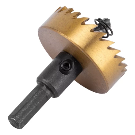 Коронка по металлу HSS, 45 мм, нитридтитановое покрытие Denzel 724115 купить в Ижевске