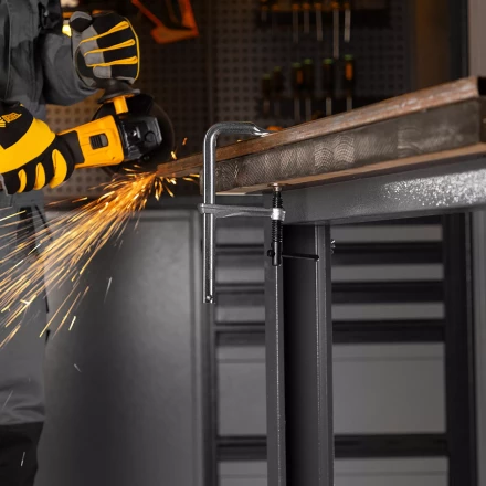 Струбцина F-образная Denzel, 80x150мм, кованая 20464 купить в Ижевске