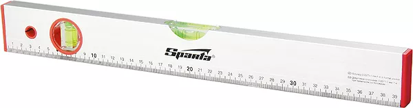 Уровень алюминиевый 1000 мм 2 глазка линейка  SPARTA 35110 купить в Ижевске