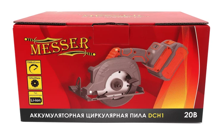Аккумуляторная циркулярная пила MESSER DCH1 125мм 4Ач купить в Ижевске