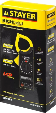 Токоизмерительные клещи STAYER &quot;EXPERT&quot; HIGHDigital 59820 купить в Ижевске