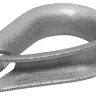 Коуш ЗУБР DIN 6899, оцинкованный, 6мм, 2 шт 4-304496-06 купить в Ижевске