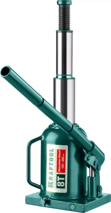 Домкрат гидравлический бутылочный &quot;Double Ram&quot;, сварной, телескопический, 8т, 170-430мм, KRAFTOOL 43463-8 43463-8 купить в Ижевске