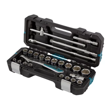 Набор инструментов 24 предмета, 120 зубьев, CrV, 1/2&quot; Gross 14147 купить в Ижевске