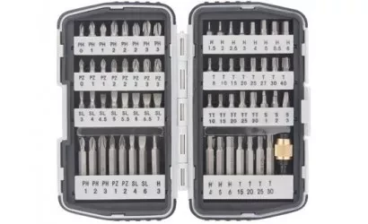 Набор бит,магнитный адаптер,CrV,в плат.боксе,64шт MATRIX 11327 купить в Ижевске