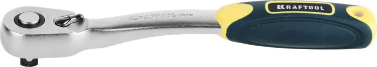 Трещотка для торцовых головок KRAFTOOL "PRO", Сr-V сталь, 72 зубца, изогнутая, 3/8" 27795-3/8_z02 купить в Ижевске
