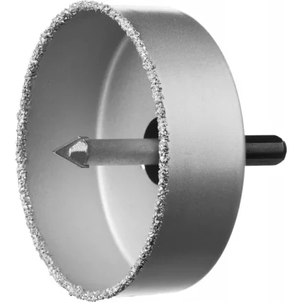 Коронка-чашка ЗУБР &quot;ПРОФЕССИОНАЛ&quot; c карбид-вольфрамовым нанесением, 89 мм, высота 25 мм, в сборе с державкой и сверлом 33360-089_z01 купить в Ижевске