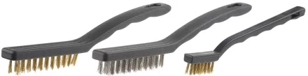 Набор STAYER Щетки &quot;MASTER&quot; стальные с пластмассовой ручкой, 3шт 3515-H3 купить в Ижевске