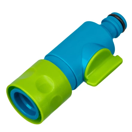 Соединитель штуцерный, с переключателем, Palisad Luxe 65782 купить в Ижевске