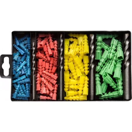 Набор STAYER Свeрла &quot;MASTER&quot; по бетону, с дюбелями, 5; 6; 8; 10мм, 120 предметов 29111-H4-120 купить в Ижевске